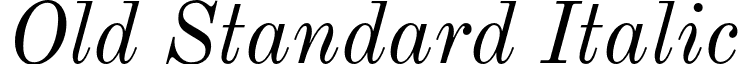 Old Standard Italic OldStandard-Italic.otf