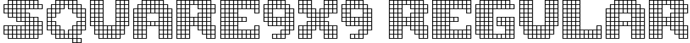 Square9x9 Regular Square9x9.ttf