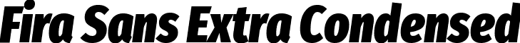 Fira Sans Extra Condensed FiraSansExtraCondensed-BlackItalic.ttf