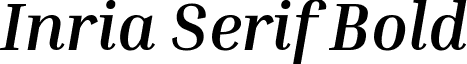 Inria Serif Bold InriaSerif-BoldItalic.ttf