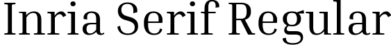 Inria Serif Regular InriaSerif-Regular.ttf