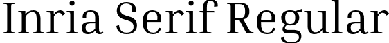 Inria Serif Regular InriaSerif-Regular.otf