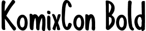 KomixCon Bold KomixCon-Bold_.ttf