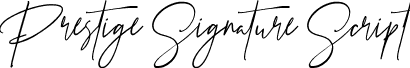 Prestige Signature Script Prestige Signature Script - Demo.ttf