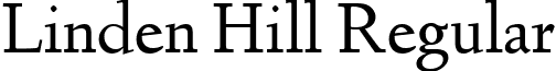 Linden Hill Regular linden-hill.regular.ttf