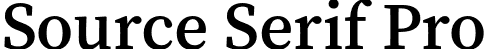 Source Serif Pro source-serif-pro.semibold.otf