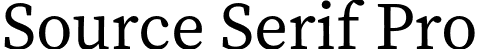 Source Serif Pro source-serif-pro.regular.otf