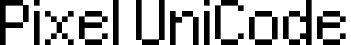 Pixel UniCode Pixel-UniCode.ttf
