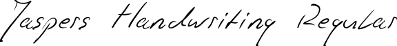Jaspers Handwriting Regular jaspers-handwriting.regular.ttf