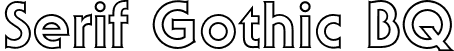 Serif Gothic BQ SerifGothicBQ-Outline.otf