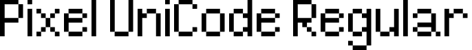 Pixel UniCode Regular Pixel-UniCode.ttf