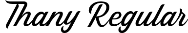 Thany Regular Thany Font by Situjuh (7NTypes).otf