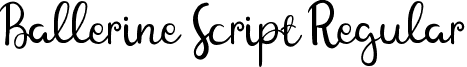 Ballerine Script Regular Ballerine Script.ttf