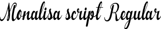 Monalisa script Regular Monalisa script.otf