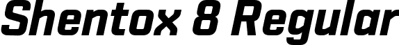 Shentox 8 Regular Shentox Bold Italic.ttf