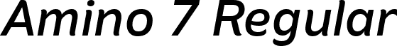 Amino 7 Regular Amino Medium Italic.ttf