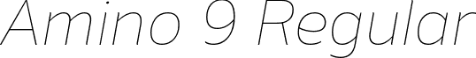 Amino 9 Regular Amino Thin Italic.otf