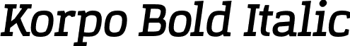 Korpo Bold Italic Korpo Serif Bold Italic.otf