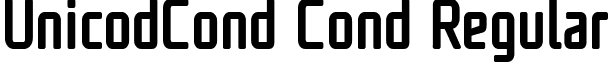 UnicodCond Cond Regular UNicod Sans Condensed Medium.ttf