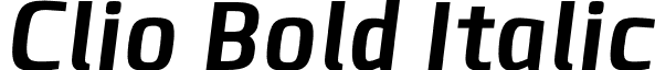 Clio Bold Italic LeType - ClioBoldItalic-Bold.otf