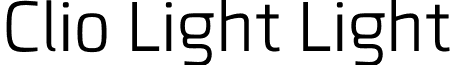Clio Light Light LeType - ClioLight-Light.otf