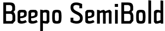 Beepo SemiBold Beepo-SemiBold.ttf