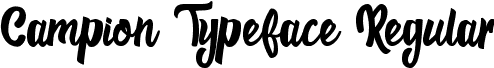 Campion Typeface Regular Campion Typeface.otf