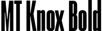 MT Knox Bold MTKnox-Bold.otf