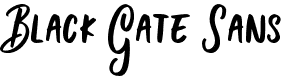 Black Gate Sans BlackGate-Sans.otf