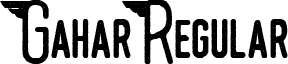 Gahar Regular Gahar Typeface.ttf