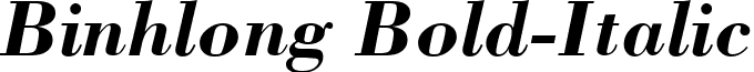 Binhlong Bold-Italic BINHLBI.TTF