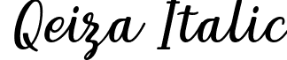 Qeiza Italic Qeiza Italic Font by Rifky (7NTypes).otf