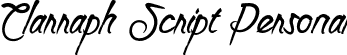 Clarraph Script Personal Clarraph-Script.otf