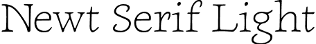 Newt Serif Light newt-serif.seriflight.otf