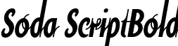 Soda ScriptBold SodaScriptBold.otf