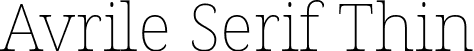Avrile Serif Thin avrile-serif.thin.ttf