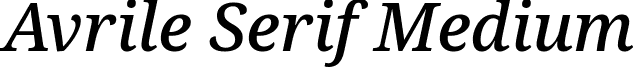 Avrile Serif Medium avrile-serif.medium-italic.ttf