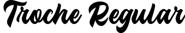 Troche Regular Troche Font by Keithzo (7NTypes).otf