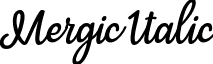Mergic Italic Mergic (Italic) Font by Situjuh (7NTypes).otf