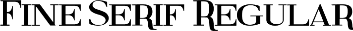 Fine Serif Regular Fine Serif.ttf