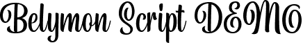Belymon Script DEMO Belymon Script DEMO.ttf
