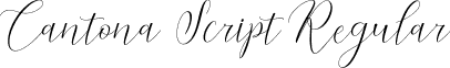 Cantona Script Regular CantonaScript_PERSONAL_USE.ttf