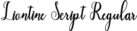Liontine Script Regular Liontine Script.ttf