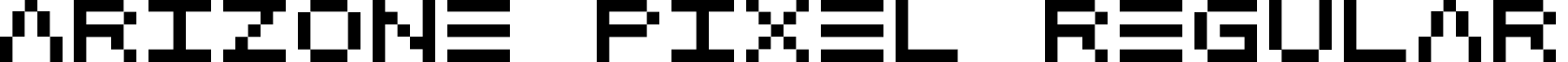 Arizone Pixel Regular arizone-pixel.ttf