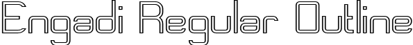Engadi Regular Outline Engadi-RegularOutline.otf