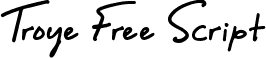 Troye Free Script troye-script-free.ttf