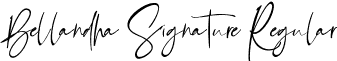 Bellandha Signature Regular bellandhasignature.ttf