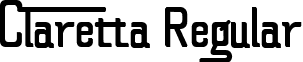 Claretta Regular Claretta (Font Family).ttf