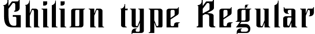 Ghilion type Regular Ghilion-Typeface-2.otf