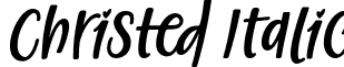 Christed Italic Christed Font by 7NTypes (Italic).otf